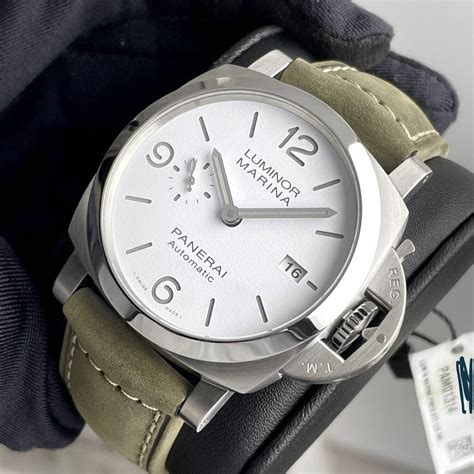 panerai 1218|Panerai luminor marina white dial.